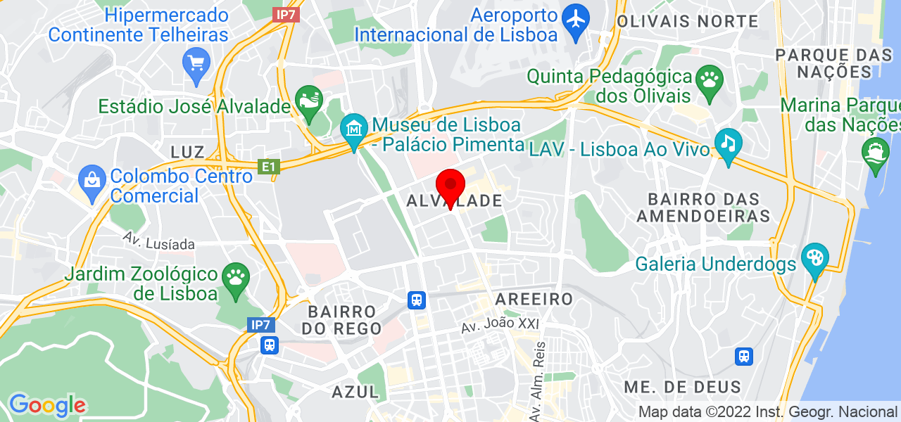 Rodrigo Lima - Lisboa - Lisboa - Mapa
