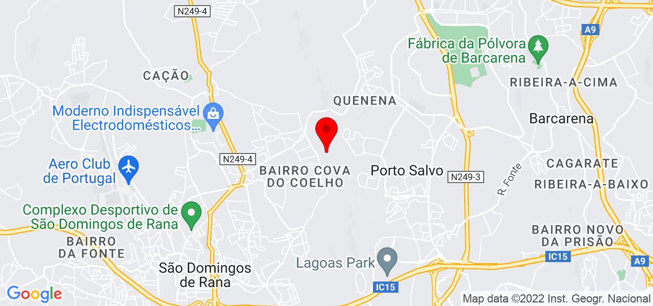 Paula Pereira - Lisboa - Cascais - Map