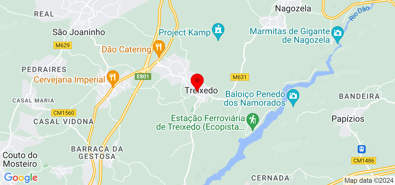 M&Dcleaning - Viseu - Santa Comba Dão - Map