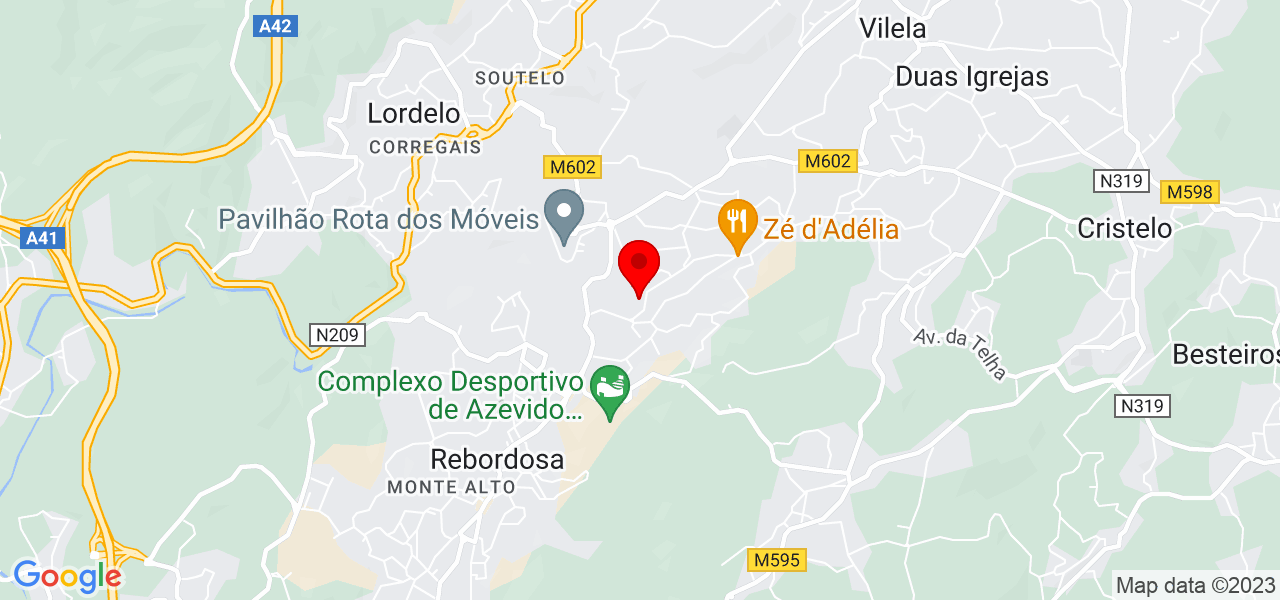 Patricia barbosa - Porto - Paredes - Mapa