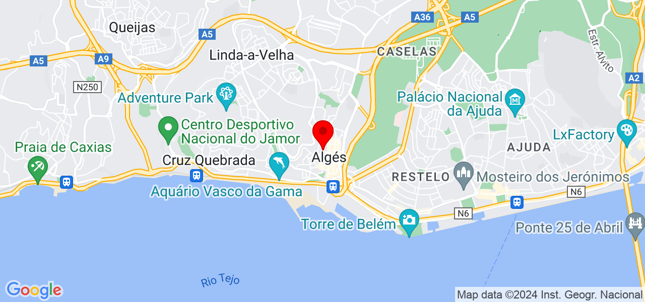 Marcos - Lisboa - Oeiras - Mapa