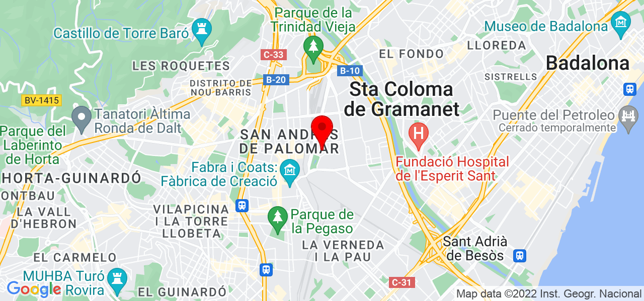 Pilar - Cataluña - Barcelona - Mapa