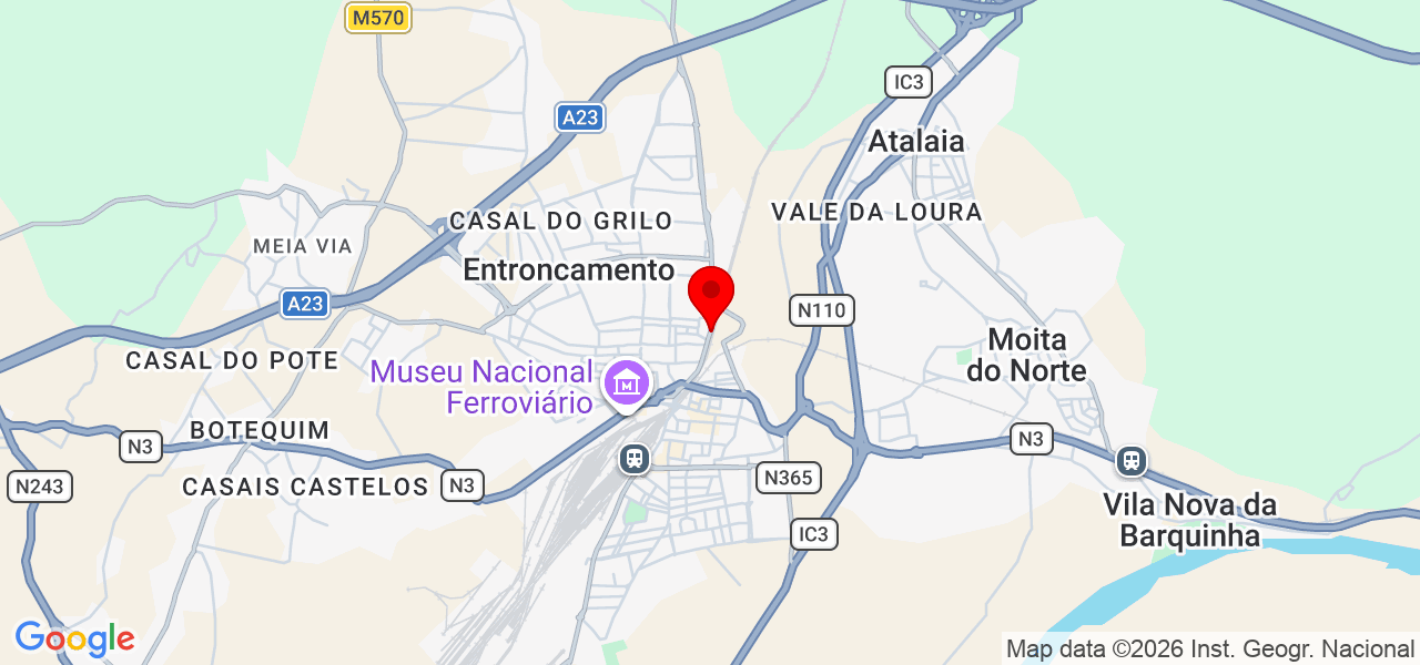 Teresa - Santarém - Entroncamento - Map