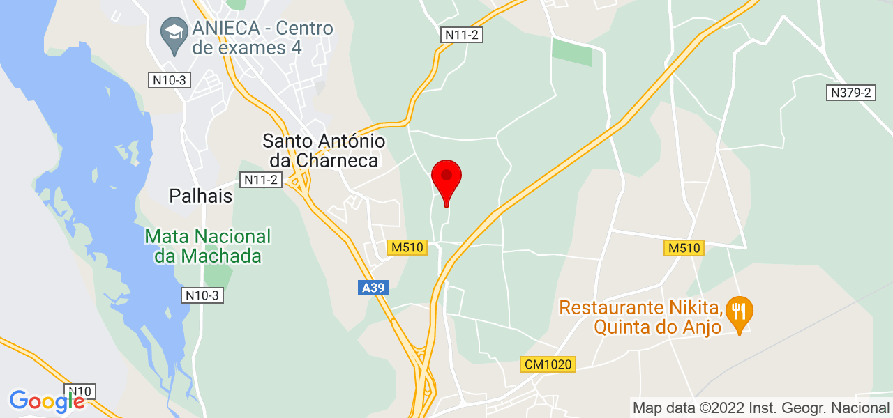 Sofia - Setúbal - Barreiro - Mapa