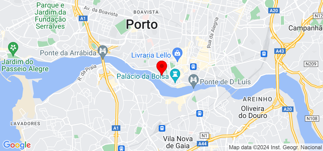 Rog&eacute;rio Silva - Porto - Porto - Mapa