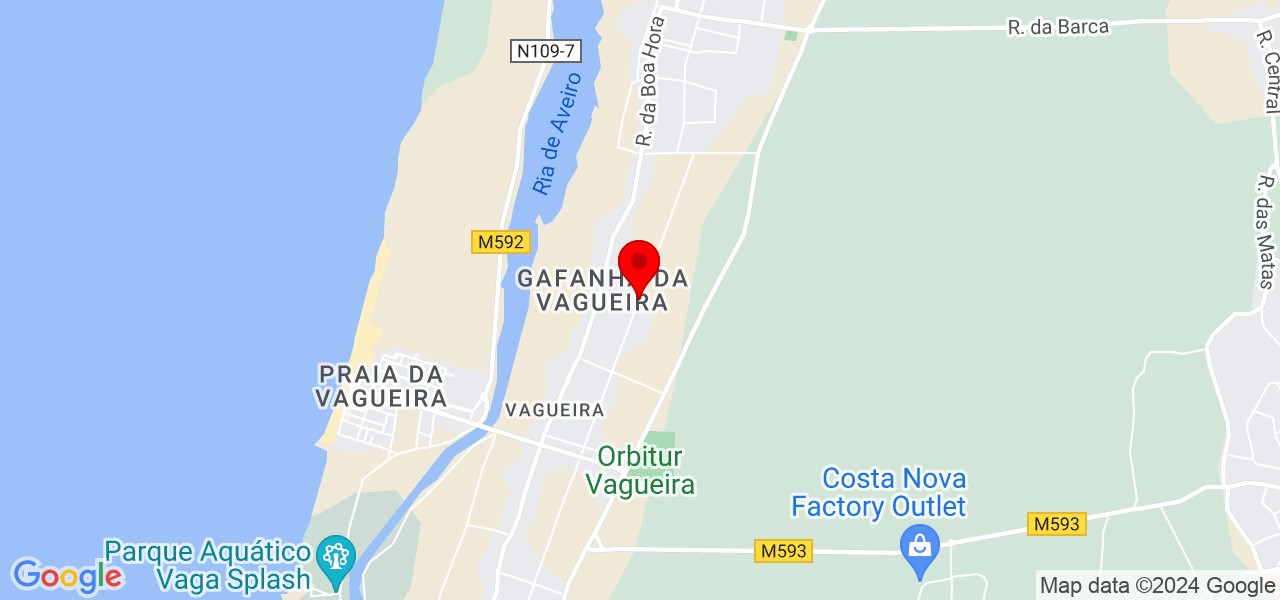 Corpus Mensa - Aveiro - Vagos - Mapa