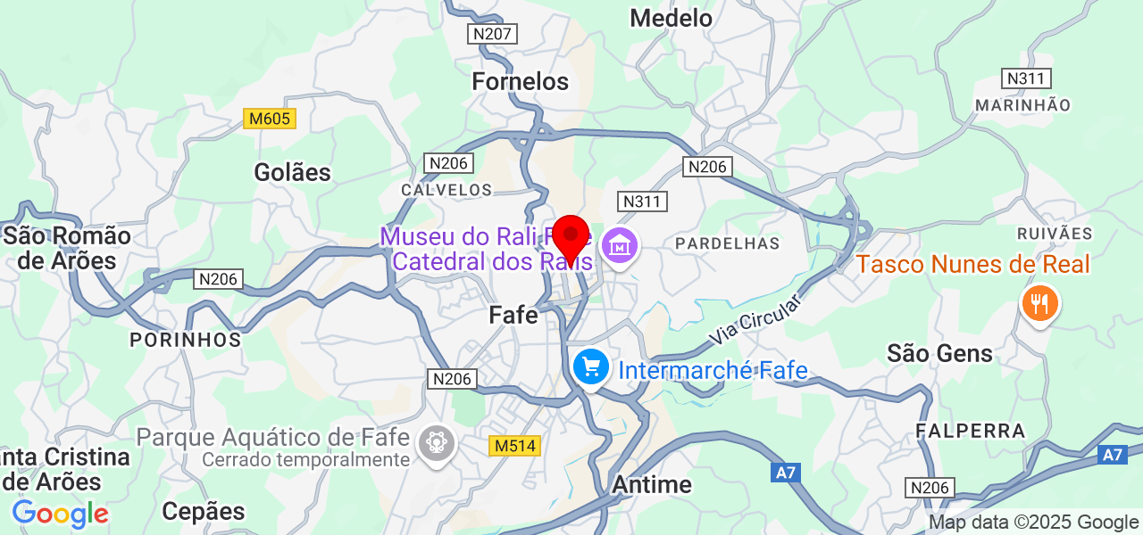 Double R - Design e Impress&atilde;o - Braga - Fafe - Map