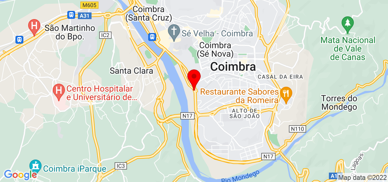 Francelina Jo&atilde;o - Coimbra - Coimbra - Mapa