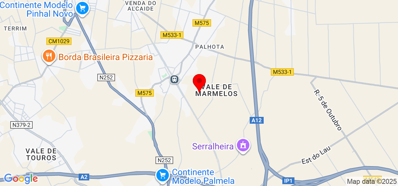 Detalhe perfeito - Setúbal - Palmela - Mapa