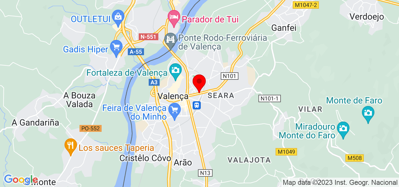 Glenda thayla - Viana do Castelo - Valença - Mapa