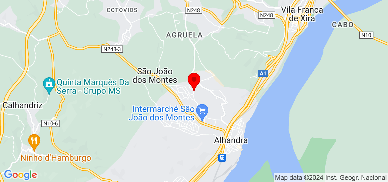 Aldeia M&aacute;gica - Lisboa - Vila Franca de Xira - Mapa