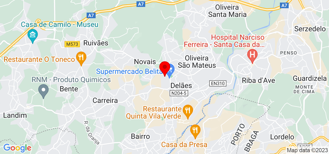 Ricardo - Braga - Vila Nova de Famalicão - Mapa