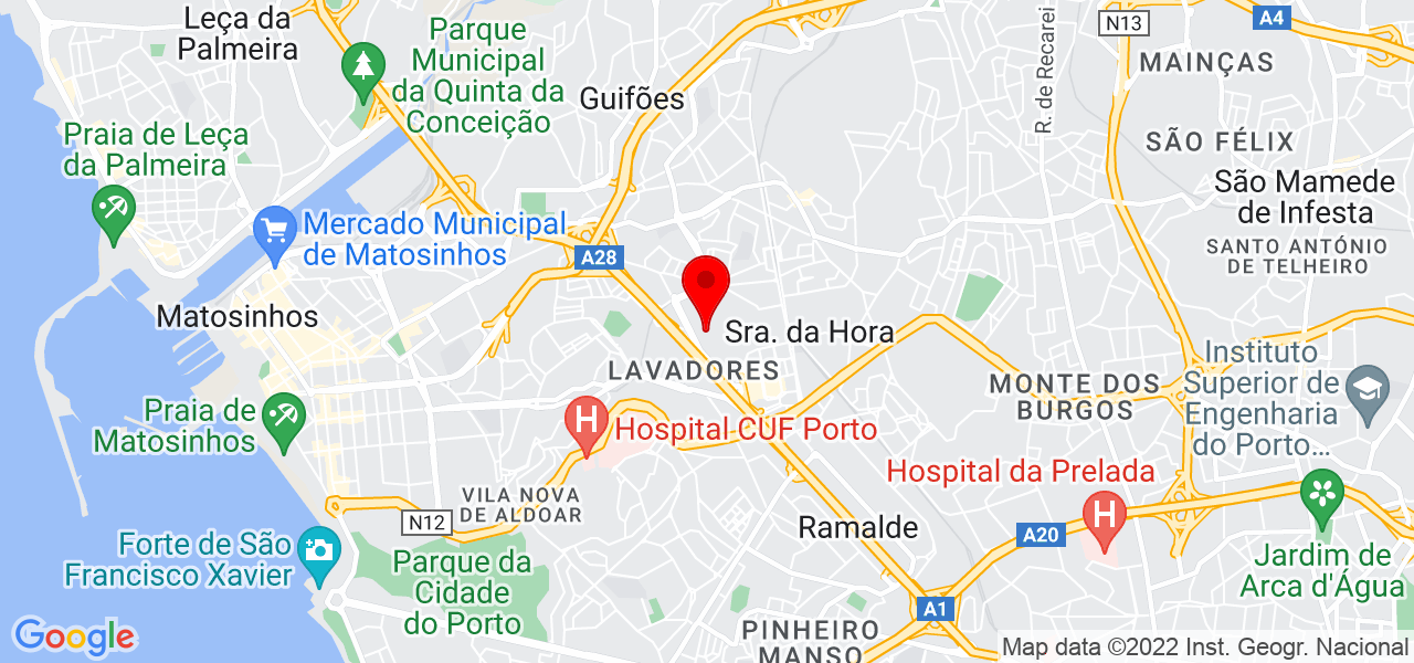 4 Patas - Porto - Matosinhos - Mapa