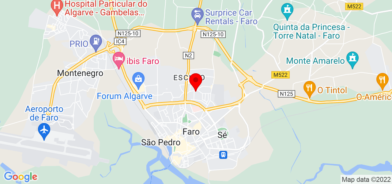 Daniela - Faro - Faro - Mapa