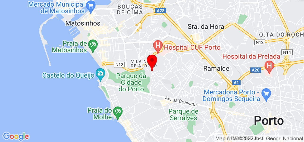 Saionara Oliveira - Porto - Porto - Mapa