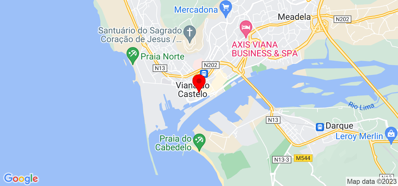 Jussiena - Viana do Castelo - Viana do Castelo - Mapa