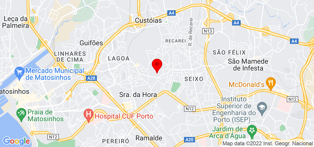 Joyce - Porto - Matosinhos - Mapa