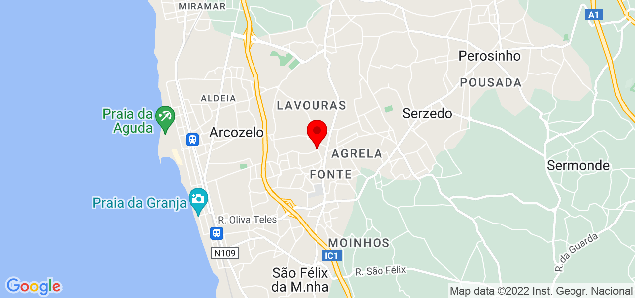 Hélio Teixeira - Porto - Vila Nova de Gaia - Karte