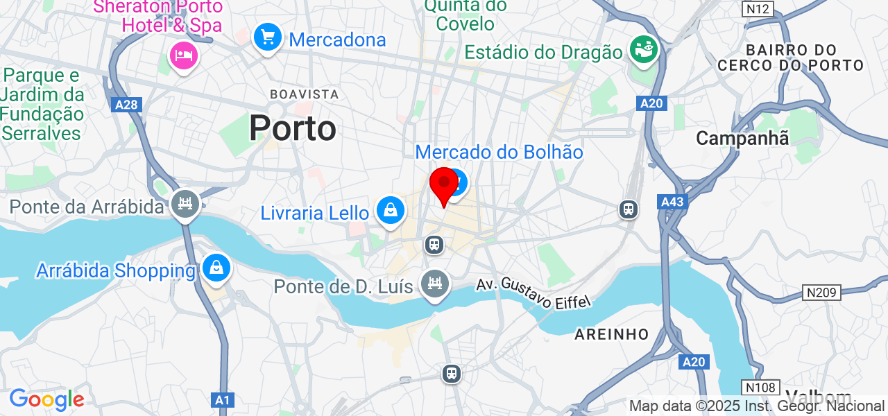 David Alba - Porto - Porto - Mapa