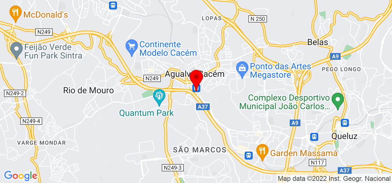 Giba Teixeira - Lisboa - Sintra - Mapa