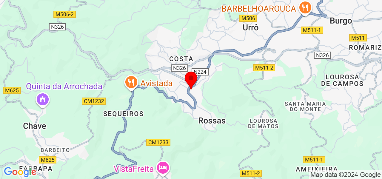 Dr. Miguel - Aveiro - Arouca - Mapa