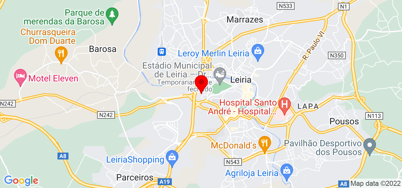 Bruno Juchem - Leiria - Leiria - Mapa