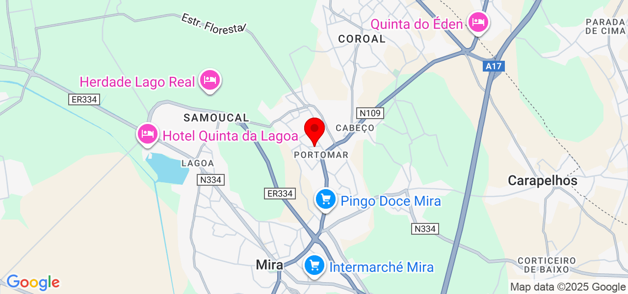 Alpin service - Coimbra - Mira - Karte
