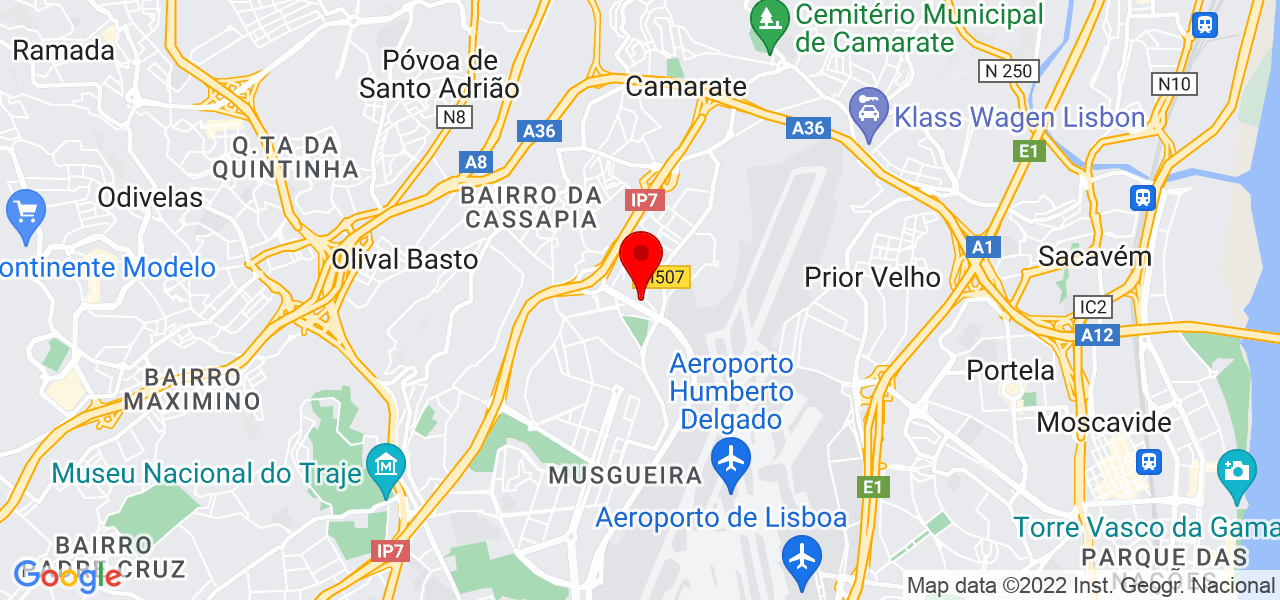 Remodela&ccedil;&otilde;es Dourado - Lisboa - Loures - Mapa
