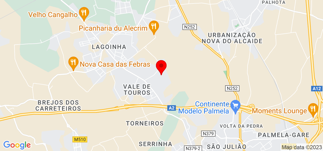 Tais Vianna - Setúbal - Palmela - Mapa