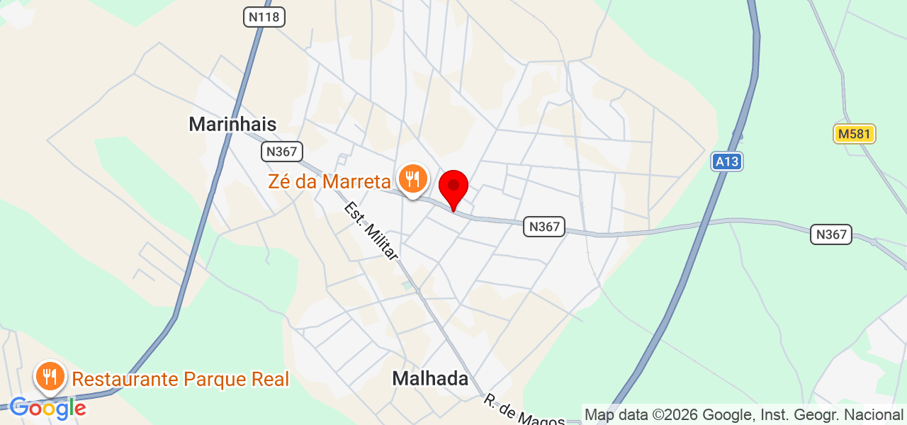 Jacinta Andrade - Santarém - Salvaterra de Magos - Mapa