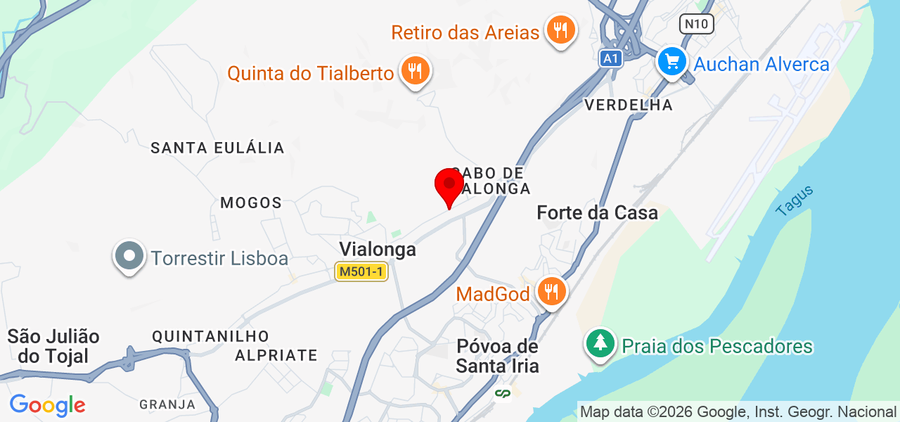 Mónica Santos 🇨🇻 - Lisboa - Vila Franca de Xira - Map