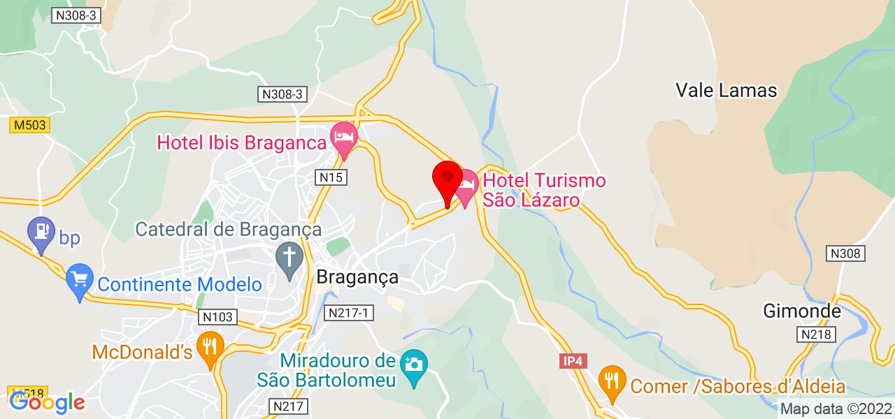 Pedro Casimiro - Bragança - Bragança - Mapa