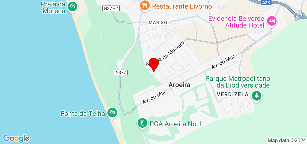 Dj constru&ccedil;&atilde;o - Setúbal - Almada - Map