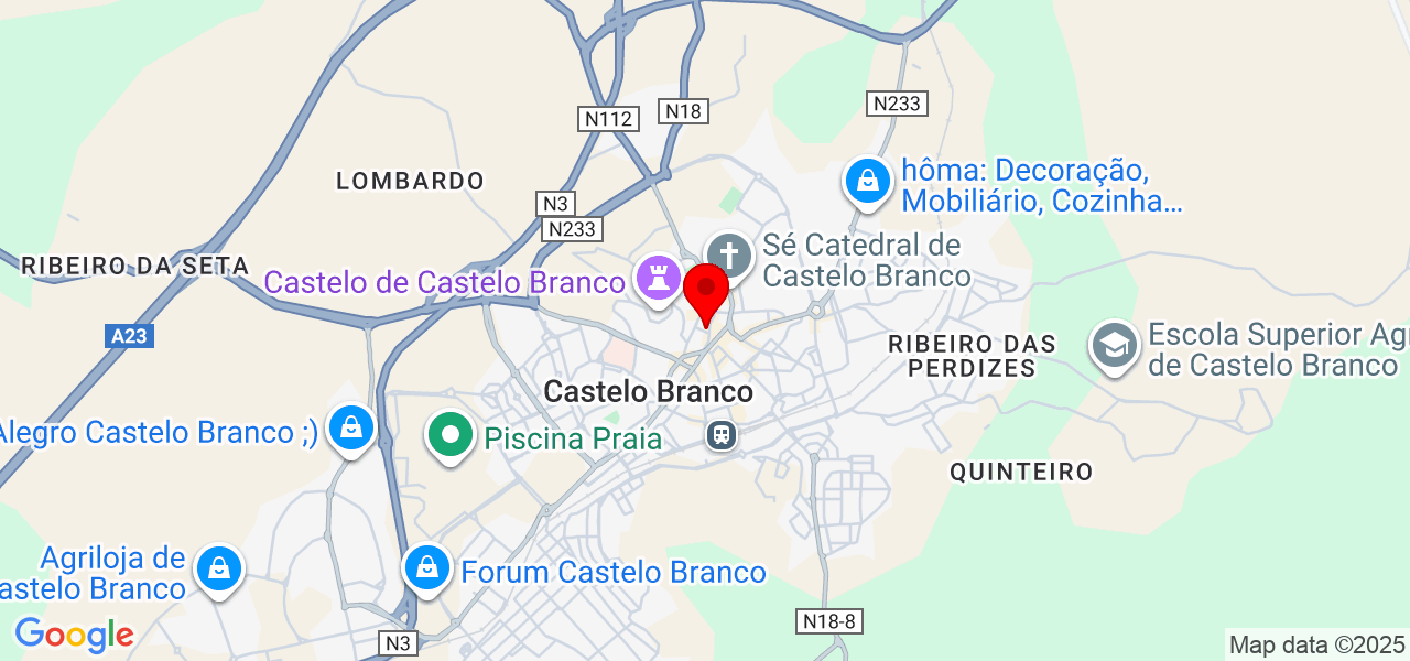 Dos Santos - Castelo Branco - Castelo Branco - Mapa