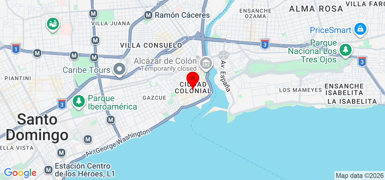 Ralph - Distrito Nacional - Santo Domingo de Guzmán - Map
