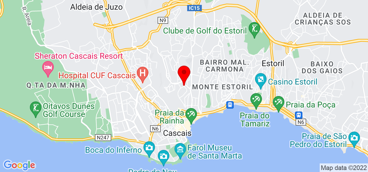 kamila kulik - Lisboa - Cascais - Mapa