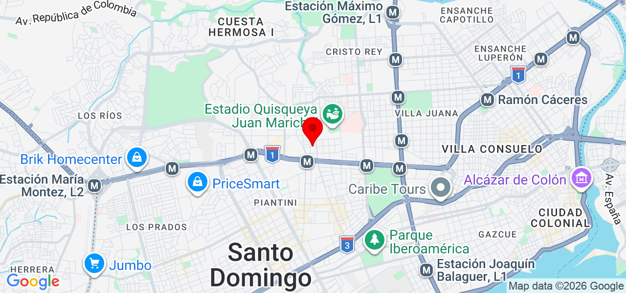 SEGASA - Distrito Nacional - Santo Domingo de Guzmán - Mapa