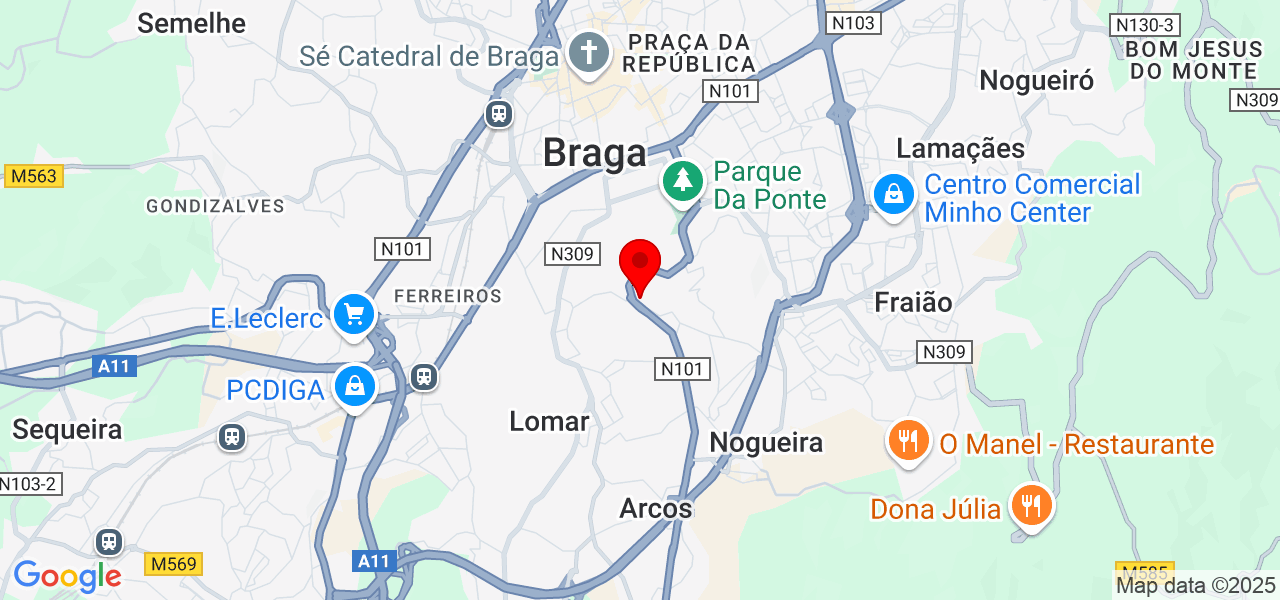 Tomás - Braga - Braga - Map