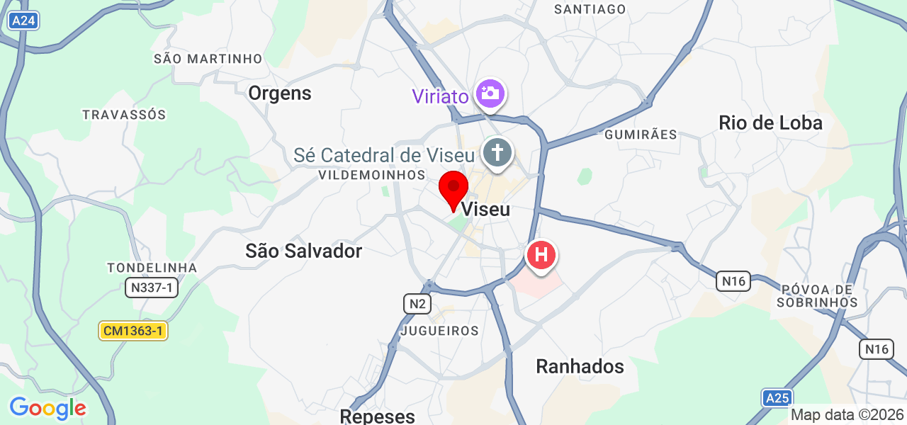 Tiago Santos - Apoio Geral Administrativo - Viseu - Viseu - Mapa