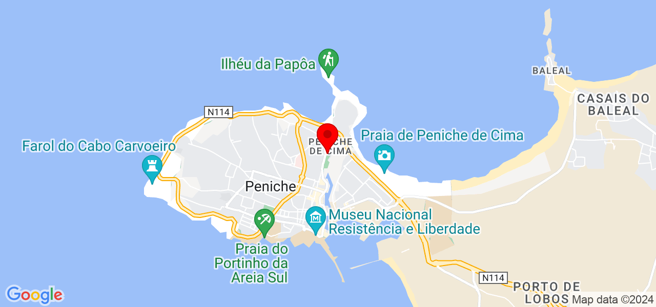 Visual Tendas - Leiria - Peniche - Mapa