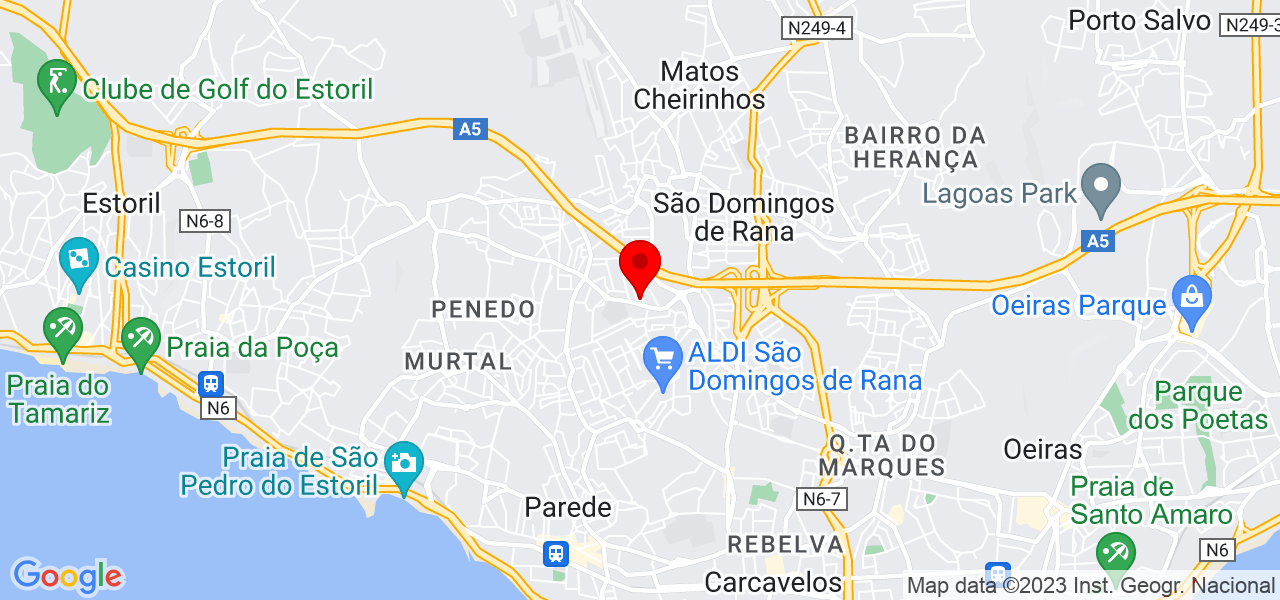 Augusto Cunha Pereira - Lisboa - Cascais - Mapa
