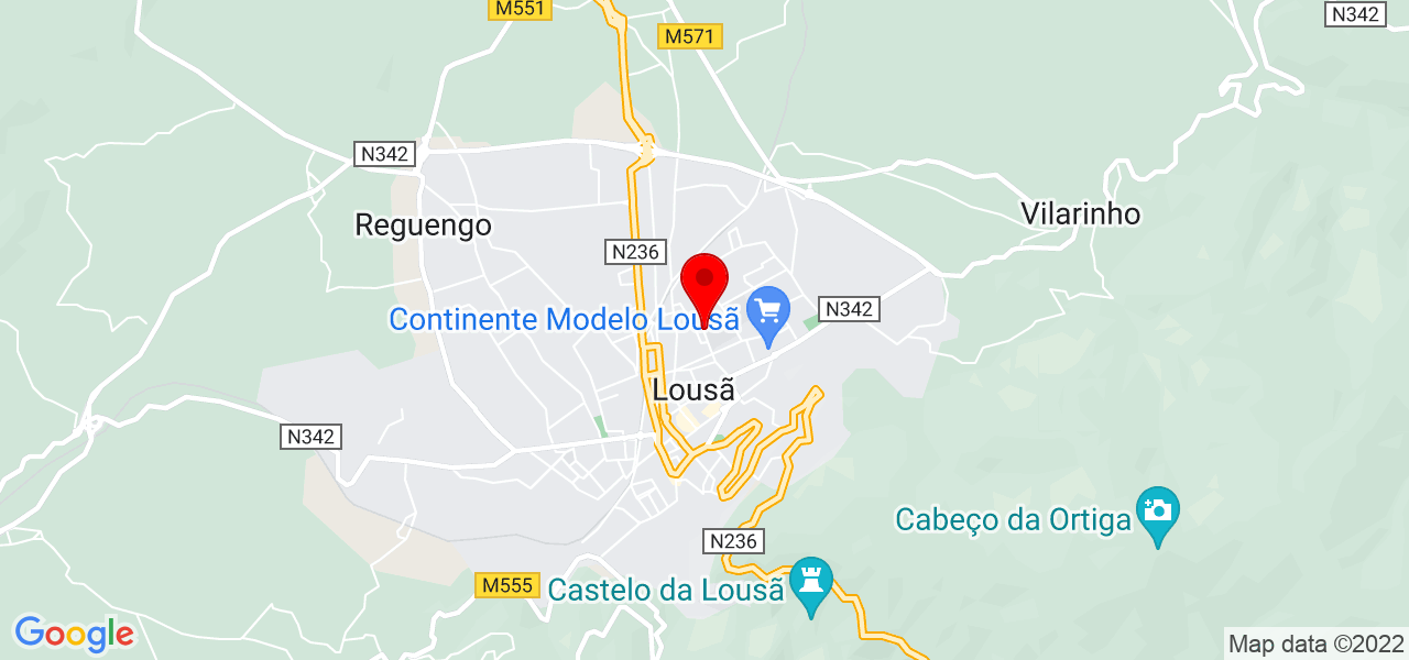 Beatriz Ricardo - Coimbra - Lousã - Mapa
