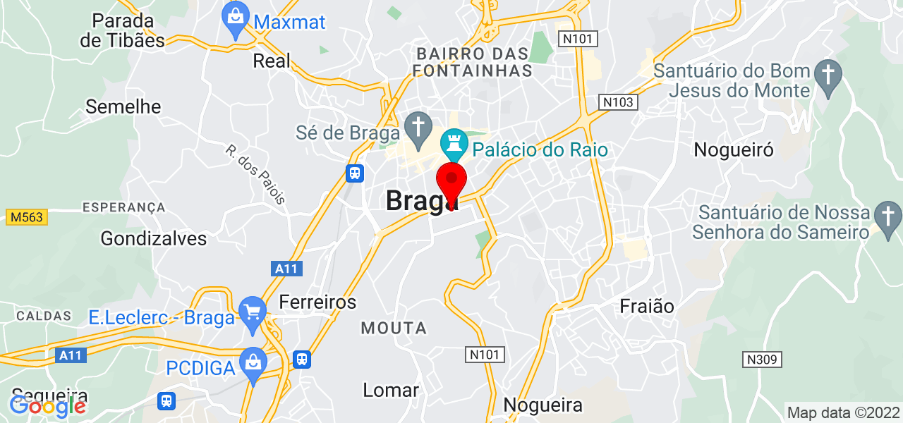 Carla Barbosa - Braga - Braga - Mapa