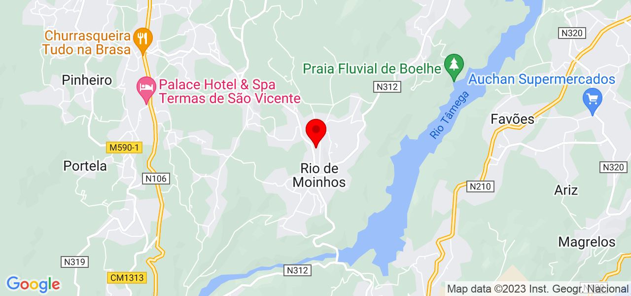 Renata Velasco Gomes - Porto - Penafiel - Mapa