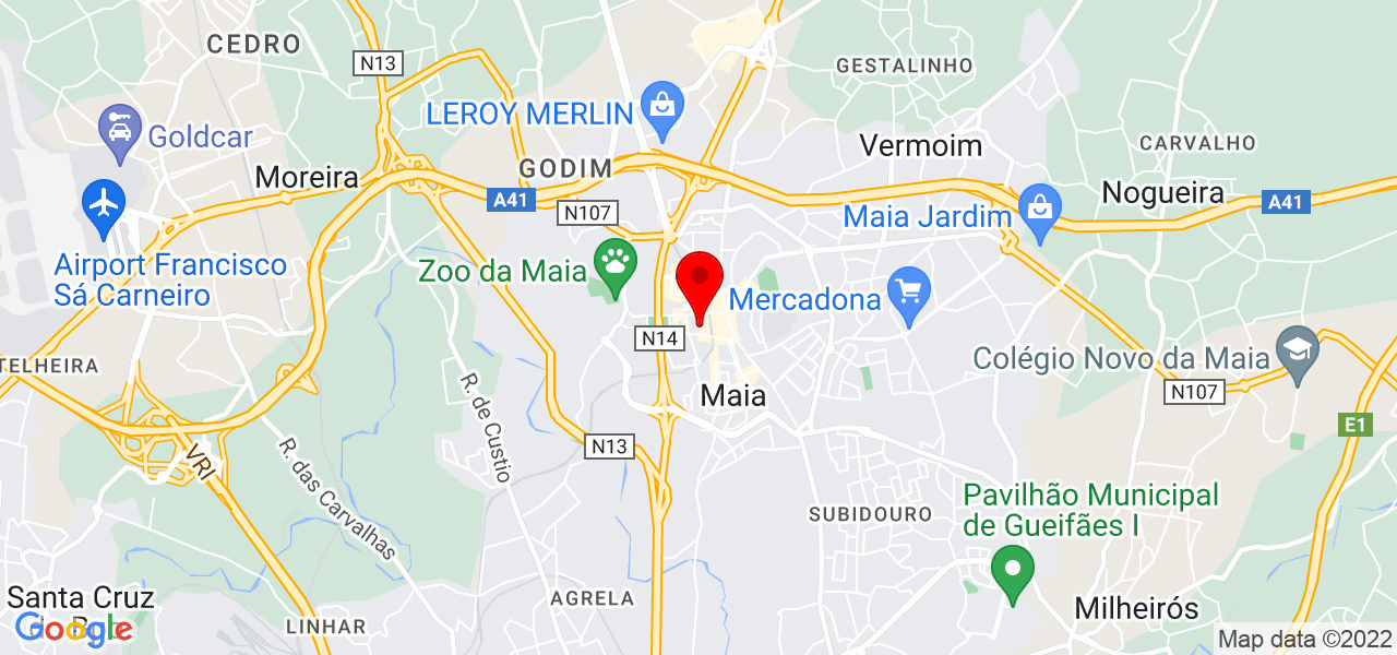 We Do Events - Porto - Maia - Mapa