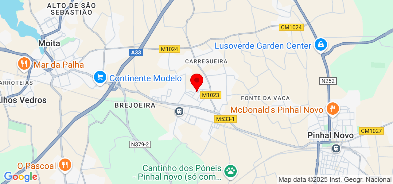 Carlos Pereira - Setúbal - Moita - Mapa