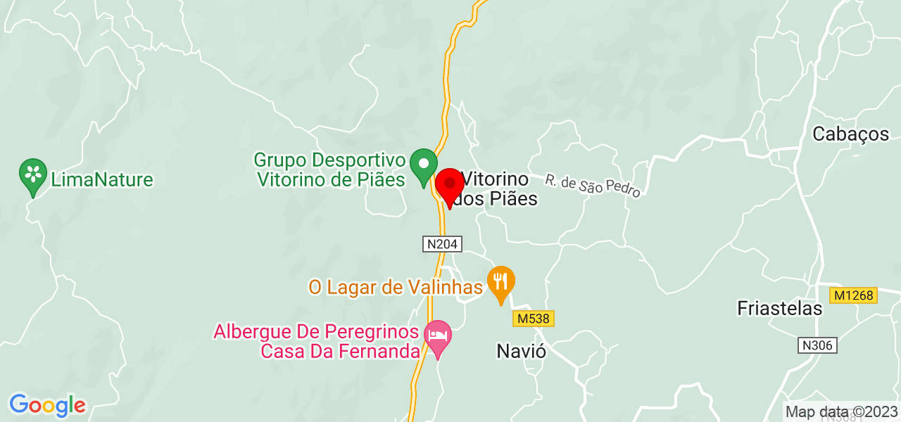 Silvino Gon&ccedil;alves - Viana do Castelo - Ponte de Lima - Mapa