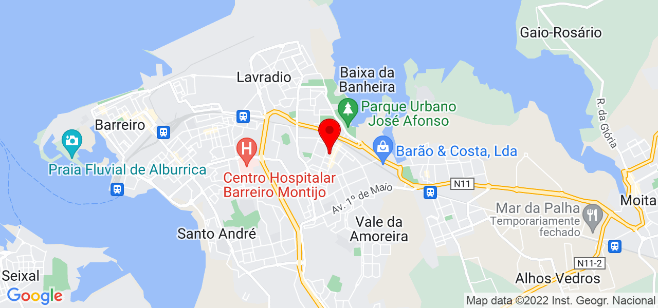 Isabel Silva - Setúbal - Moita - Map