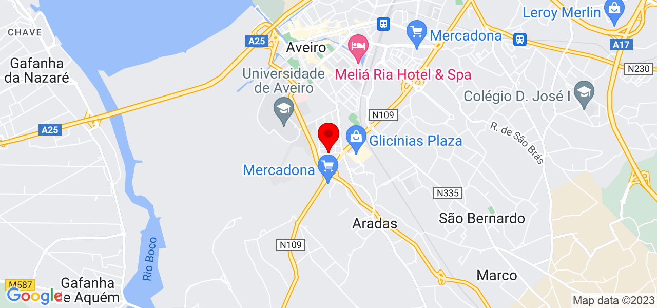 Keyris Urbina - Aveiro - Aveiro - Mapa