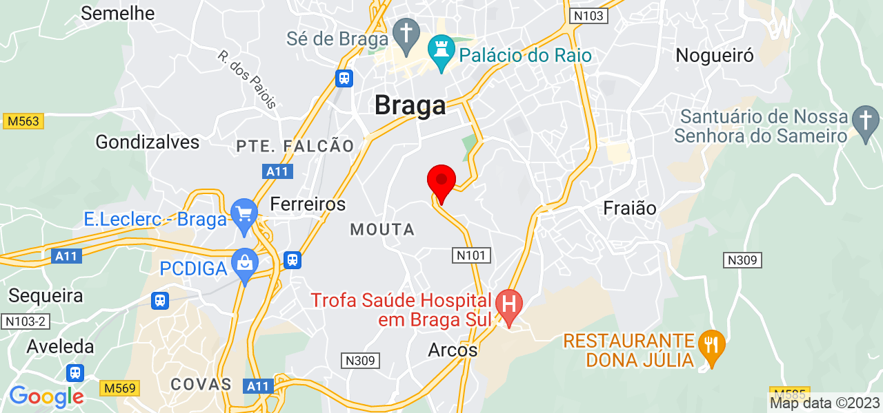 Pedro Lobo Barreiro - Braga - Braga - Mapa